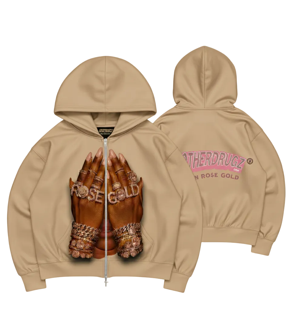 RO$E GOLD RAPS HOODIE