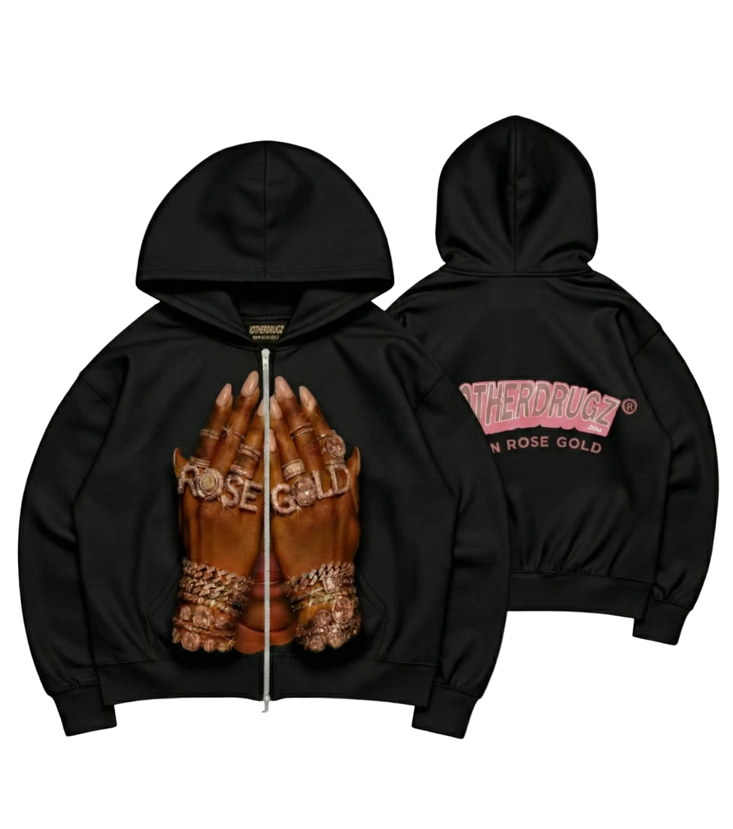 RO$E GOLD RAPS HOODIE