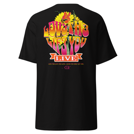 LOV3 TH3 LIF3 YOU LIVE FLAGSHIP TEE (SOTW)