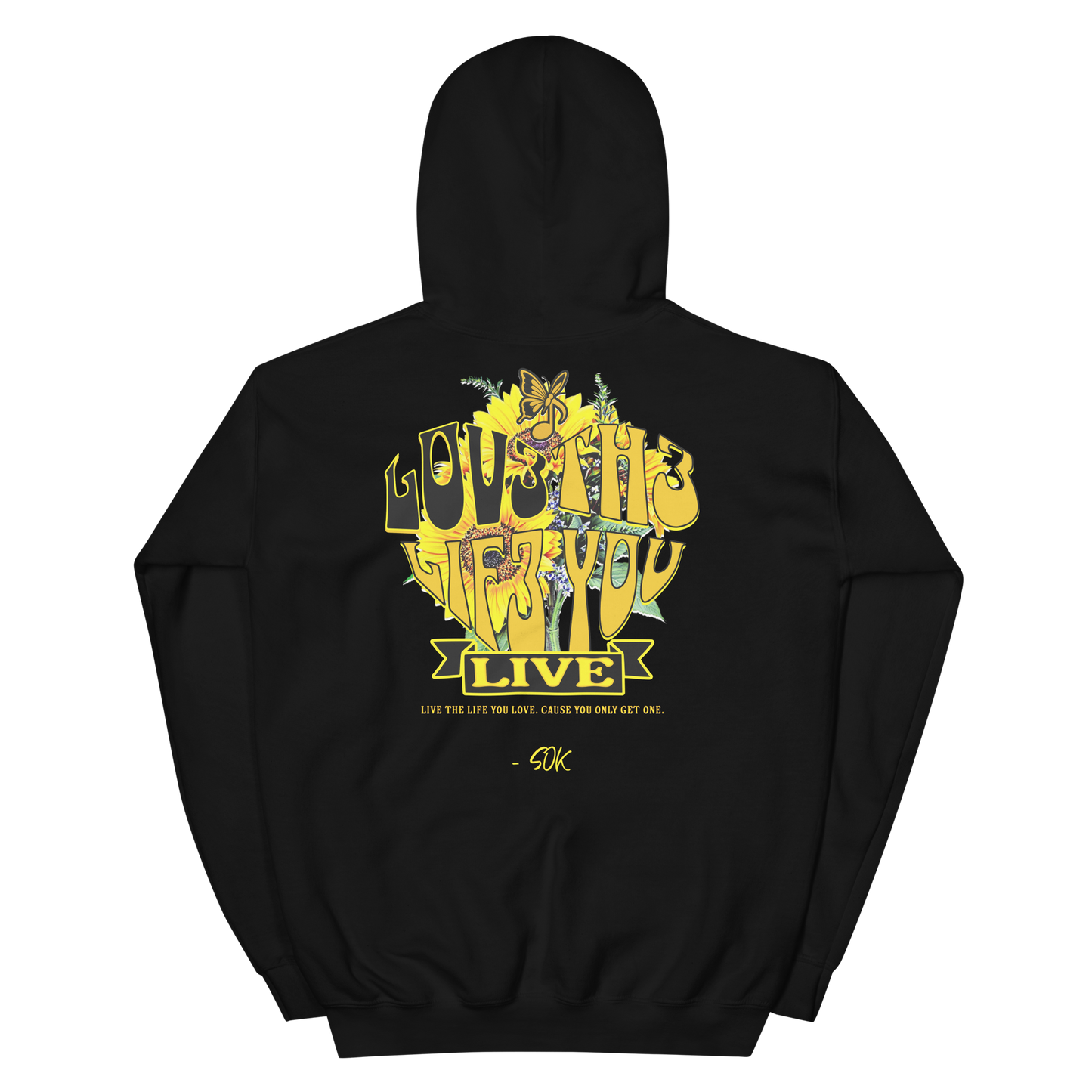 LOV3 TH3 LIF3 YOU LIVE FLAGSHIP HOODY (SIGNATURE)